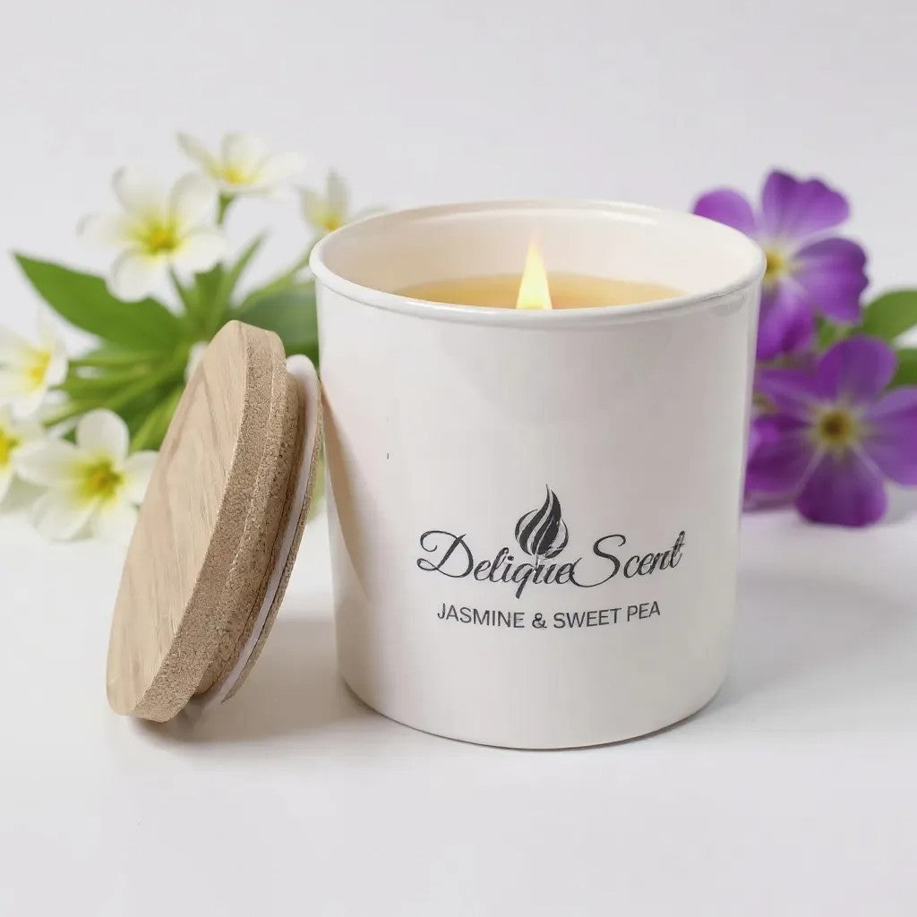 Jasmine & Sweet Pea – Soy Candle
